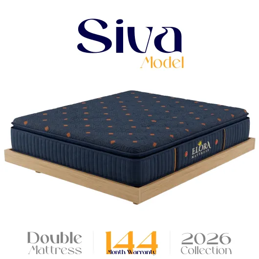 تشک طبی فنری اِلــورا مدل SIVA دونفره 160 در 200
