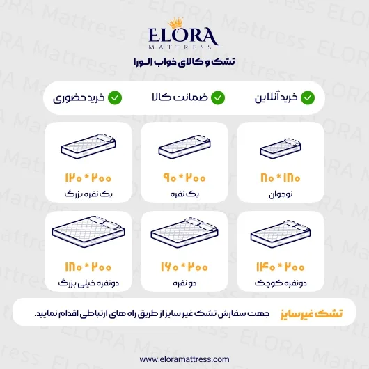 تشک طبی فنری رویال