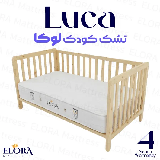 تشک کودک اِلورا مدل لوکا | 4 سال گارانتی نرم کودکانه