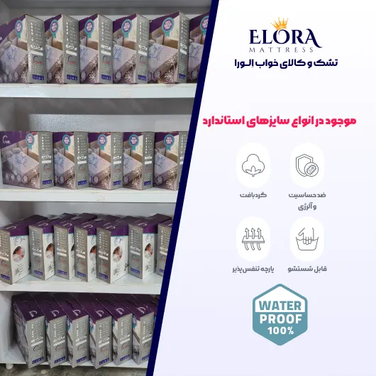 محافظ ضد آب تشک مدل رویان