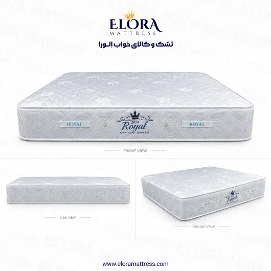 تشک طبی فنری رویال 10 سال قطر 30
